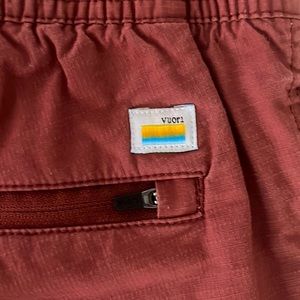 Mens Vuori red pants medium like new
